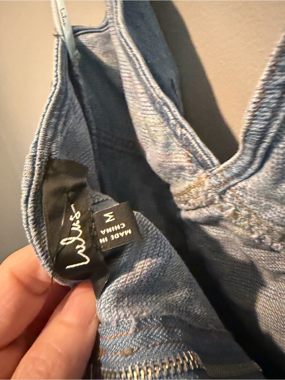 Lulu's Light Blue Denim Mini Dress - Picture 3 of 4